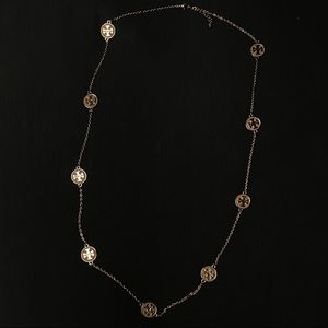 Tory Burch Logo 20in Long Necklace